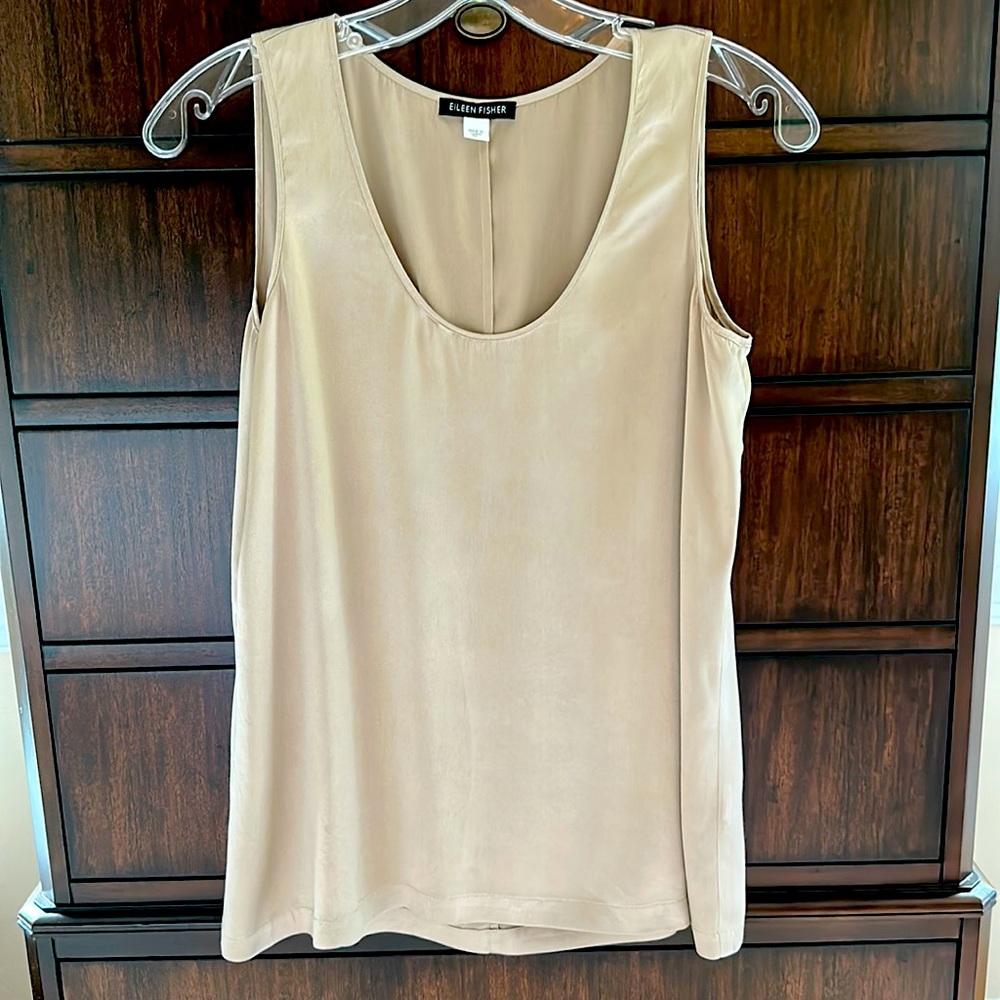 Eileen Fisher silk tank top shell
